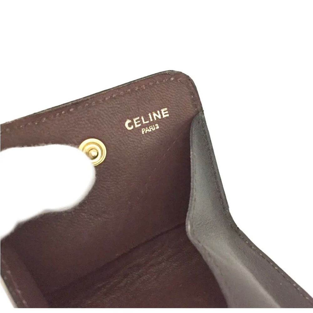 🚫SOLD🚫CELINE Macadam Black Leather Coin Purse - Picture 8 of 8